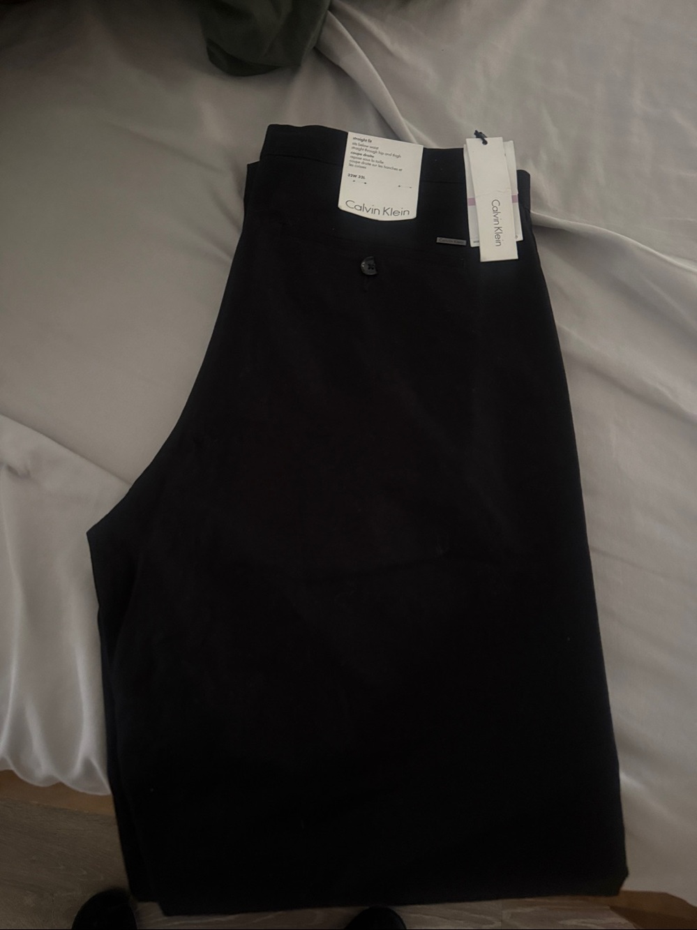 Calvin Klein Men's Black Chinos